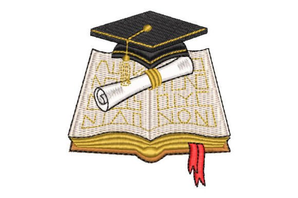 Reviewing the Graduation Cap with Diploma and Book